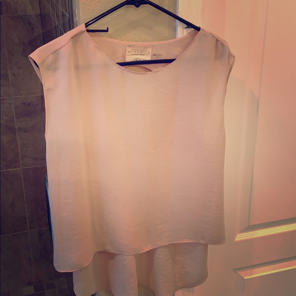 Alice + Olivia blouse with open back